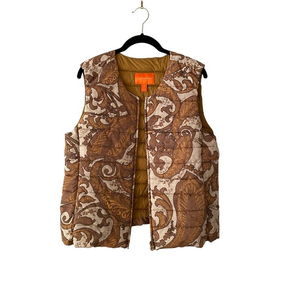 Joe Fresh Puffer Vest with Pattern (Large) - Picture 1 of 8